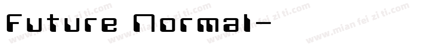 Future Normal字体转换